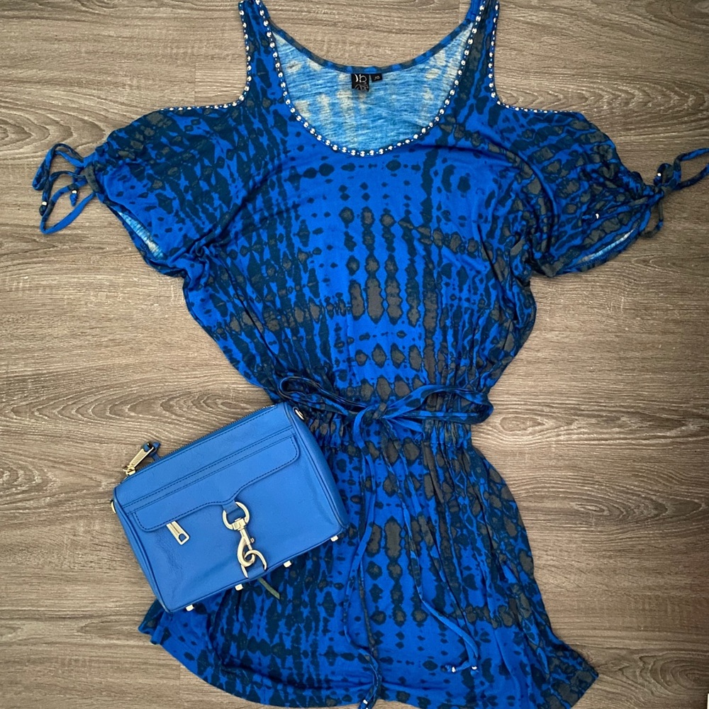 ❤️ Gaya Tie Dye Blue Print Dress